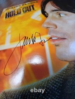 Jackson Browne autographed Hold Out Album