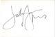 Jackson Browne signed autographed index card AMCo COA 21161