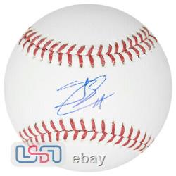 Jackson Chourio Brewers Signed Autographed Major League Baseball USA SM JSA