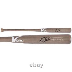 Jackson Chourio Milwaukee Brewers Autographed Victus Game Model Bat