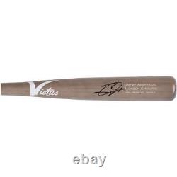 Jackson Chourio Milwaukee Brewers Autographed Victus Game Model Bat