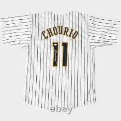 Jackson Chourio Signed Autographed Milwaukee Brewers Pro Style Jersey JSA COA