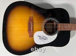 Jackson Dean JSA Autograph Signed Guitar Epiphone Acoustic