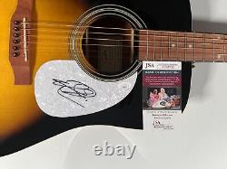 Jackson Dean JSA Autograph Signed Guitar Epiphone Acoustic