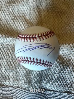 Jackson Holliday Autographed Signed Rawlings Oml Baseball Fanatics Coa Orioles