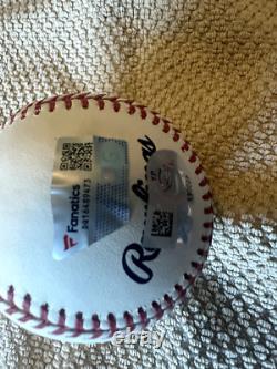 Jackson Holliday Autographed Signed Rawlings Oml Baseball Fanatics Coa Orioles