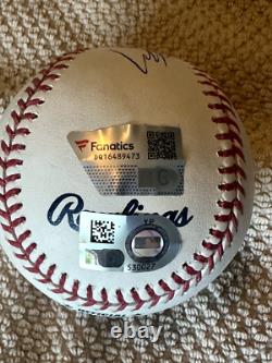 Jackson Holliday Autographed Signed Rawlings Oml Baseball Fanatics Coa Orioles