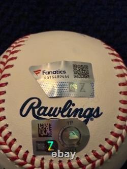 Jackson Holliday Autographed Signed Rawlings Oml Baseball Fanatics Coa Orioles