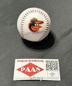 Jackson Holliday Signed Autographed Baltimore Orioles OMLB Logo Baseball WithCOA Jackson Holliday Signed Autographed Baltimore Orioles OMLB Logo Baseball WithCOA
