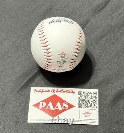 Jackson Holliday Signed Autographed Baltimore Orioles OMLB Logo Baseball WithCOA