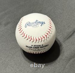 Jackson Holliday Signed Autographed Baltimore Orioles OMLB Logo Baseball WithCOA