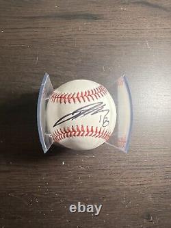 Jackson Holliday Signed Autographed Baseball Orioles ROMLB