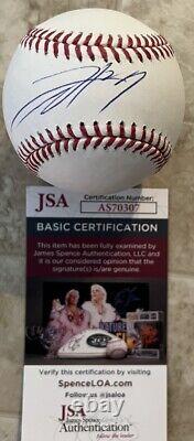 Jackson Holliday Signed Autographed Official MLB Baseball JSA COA Orioles