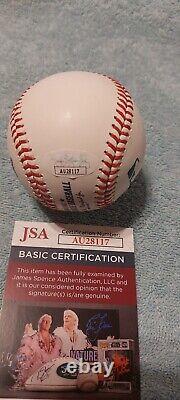 Jackson Holliday Signed Autographed Official MLB Baseball JSA COA Orioles