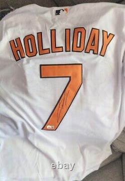 Jackson Holliday Signed Baltimore Orioles Jersey Beckett #bm76476 Proof