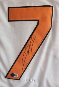 Jackson Holliday Signed Baltimore Orioles Jersey Beckett #bm76476 Proof