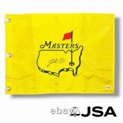 Jackson Koivun Signed Autographed Undated Masters Pin Flag PGA Tour JSA COA