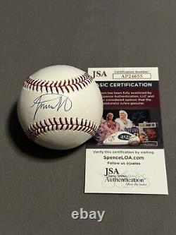 Jackson Merrill Signed Autographed Official MLB Baseball Padre MLB Debut JSA COA