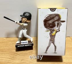 Jackson Merrill Signed Autographed Padres Bobblehead 3/31/25 Beckett COA #3