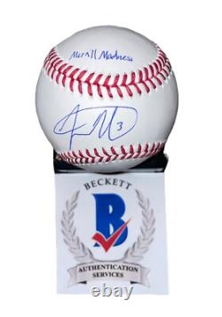Jackson Merrill Signed Baseball San Diego Padres Autographed Auto Beckett COA