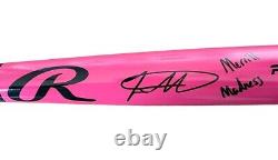 Jackson Merrill Signed Bat San Diego Padres Autographed Auto Beckett COA