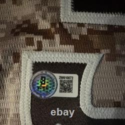 Jackson Merrill Signed Padres Nike Camo Jersey For The Marines Beckett BAS