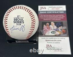 Jackson Merrill Signed Seoul Korea Series Baseball Autograph Padres Auto JSA COA