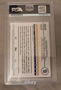 Jackson Merrill signed autographed 24 Topps Baseball Rookie Card RC IP auto PSA