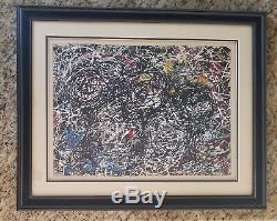 Jackson Pollock American Hand Signed Abstract Expressionist De Kooning Rothko Er