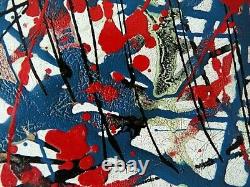Jackson Pollock Original Drip Painting on Barn Board 1946/7