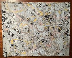 Jackson Pollock Original Signed Painting