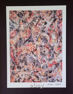 Jackson Pollock + Signed Vintage Print With New Frame + Buy It Now