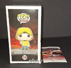 Jackson Robert Scott Signed Autographed Georgie Denbrough IT Funko JSA COA