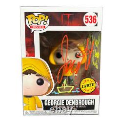 Jackson Robert Scott Signed Funko POP IT Georgie Chase Autographed JSA COA #3