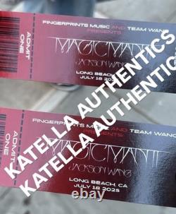 Jackson Wang Magic Man 2 Vinyl Record Signed Cover Authentic AUTOGRAPH