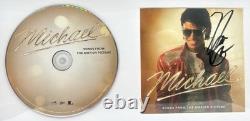Jafar Jackson Signed CD Booklet Michael Movie Autographed Framed JSA COA