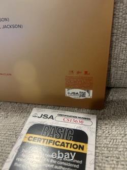 Jafar Jackson Signed Vinyl Michael Movie Autographed JSA COA