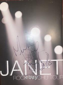 Janet Jackson Autographed Rock Witchu Tour Book Signed IN PERSON with PROOF