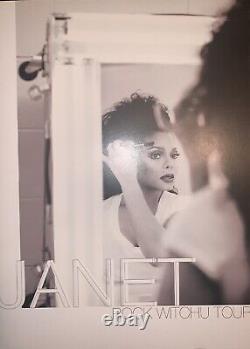 Janet Jackson Autographed Rock Witchu Tour Book Signed IN PERSON with PROOF