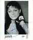 Janet Jackson Autographed Signed 8x10 Photo Authentic Beckett BAS COA