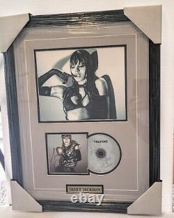 Janet Jackson Autographed Signed Discipline CD JSA Certified Custom Framed