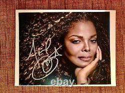 Janet Jackson HAND SIGNED Autographed 10 x 8 Photo W Todd Mueller /COA