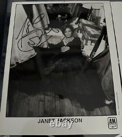 Janet Jackson Signed Autographed 1995 Press Promo Photo Twenty Foreplay