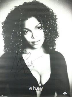 Janet Jackson Signed Autographed 1997 Virgin Records Promo Poster PSA DNA