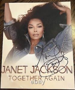 Janet Jackson Signed Autographed 8 X 10 Color Photo Together Again 2023