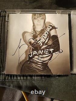 Janet Jackson Signed Autographed Discipline Case Signed CoverAnd CD