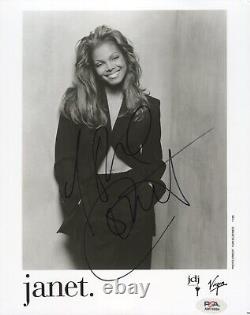 Janet Jackson Signed Autographed Janet 8 x 10 Virgin Promo Photo PSA DNA