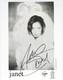 Janet Jackson Signed Autographed Janet 8 x 10 Virgin Promo Photo PSA DNA