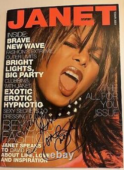 Janet Jackson Signed Autographed Tour Book / Program All For You