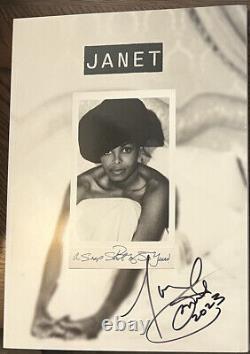 Janet Jackson Signed Autographed Tour Book / Program TOGETHER AGAIN